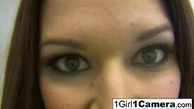 sexy ann marie rios indulges in close-up pussy masturbation