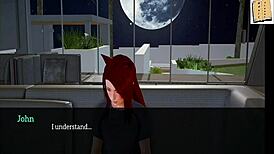 In My New Family 52, Redhead Gets Sideways Fucking with Big Cock