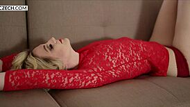 hey, wanna see this teen flashing her pussy on the couch at xczech com?