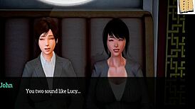 Teen Girl in Anime Family with Big Ass and Small Tits.