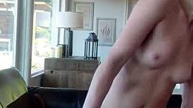 Petite Teen Feels Intense Pleasure in Interracial Creampie Fuck