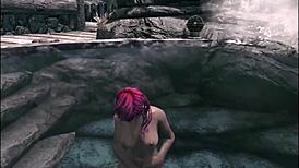 Triss merigold rips clothes and fucks redhead with strapon!