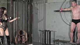 Confinement and Training - Asian Masochist Licking in Group