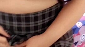 Young prostitute in uniform gets sucked, fucked, and anal squirting