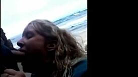 Erotic teacher gives deepthroat blowjob to milf.