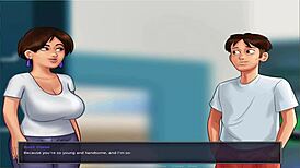 i'm loving this summer time saga uncensored part 7 with all those busty girls and their huge tits in the anime style.