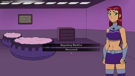 18titans part 21 - enjoying blackfire in hentai