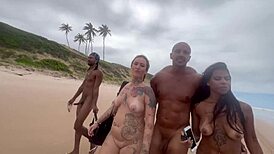 Fui Pra Praia De Nudismo Na Bahia Pra Levar Rola Dos Pirocudos