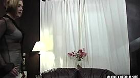 Maxine x dives ebony muff with strapon