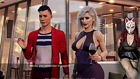 Ms. Denvers episode 38 featuring beautiful Asian MILF in big tits cartoon game