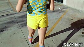 Zoe Foxx gets pounded hard in rough teen action