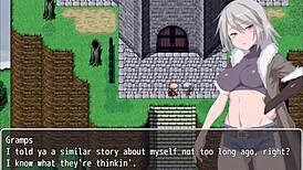 Grace navigates the labyrinth town in this anime game adventure part five