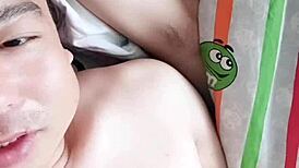 The hairdresser and his boyfriend share a moment.