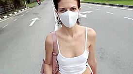 I enjoy solo masturbation in a public beach spot