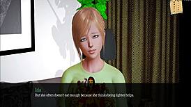 Exploring my new family in this cartoon game.