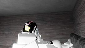 i watch roblox condo ghosts fucking each other in this hentai cartoon scene