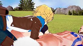 League of Legends Yaoi - Ezreal x Braum Intense Action