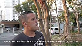 50tinha - Novinha Leticia Hooks Up for 50 Reais Outdoor! See Full on Red!