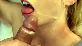 Impregnated 18yo skinny girl gets double cum and huge facial