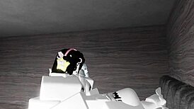 i watch roblox condo ghosts fucking each other in this hentai cartoon scene