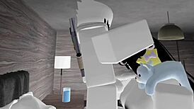 i watch roblox condo ghosts fucking each other in this hentai cartoon scene