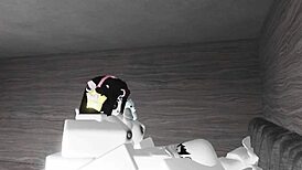 i watch roblox condo ghosts fucking each other in this hentai cartoon scene