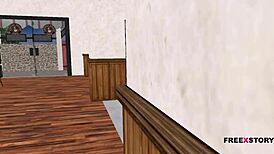 An Animated 3D Porn Video Of A Cute Teen 18+ Girl Giving Sexy Poses