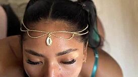 i give him a blowjob he can't resist - amateur couple