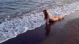 La Cachonda De Anaduro12 Feels Deep Desire On The Beach