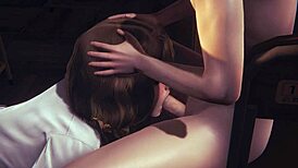 Yo, this hentai 3D uncensored Hermi hardsex at university is wild Japanese anime!