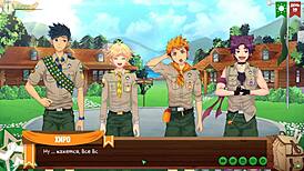 game friends camp episode 24 - collecting info in russian voice