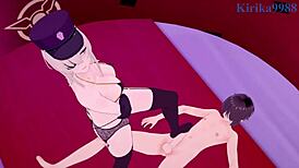 Ryuuge Kisaki And Asagiri Suou Engage In Intense Sex With Creampie In Blue Archive Hentai.