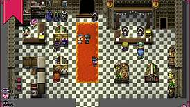 Bruxinha Confusa Strips in Male Bathroom, Revealing Big Tits in Hentai Game Scene