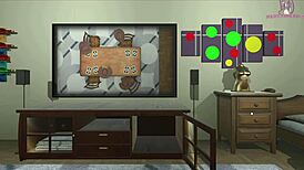 Intense Bukkake On Big Tits With Titjob And Blowjob