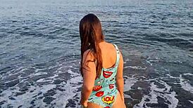 La Cachonda De Anaduro12 Feels Deep Desire On The Beach