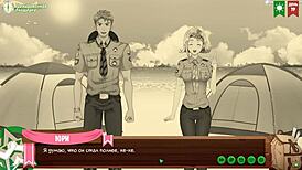 game friends camp episode 24 - collecting info in russian voice