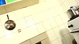 First time with a bodybuilder neighbor on her bed