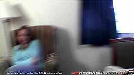 Yo, casting this shy waitress was wild! Her nervous first time on the hotel sofa felt so real. 😳