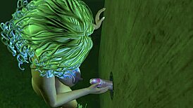 ANIME GIRL USES GLORY HOLE FOR HENTAI FUN