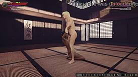 Hey, rien and brittany wrestle naked in 3d, getting into oral, masturbation, and doggystyle action! 😏