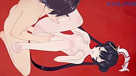 Ryuuge Kisaki And Asagiri Suou Engage In Intense Sex With Creampie In Blue Archive Hentai.