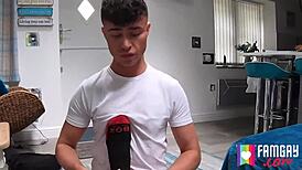 kendrick thomas got a wild foot massage from james keresford after hours