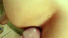 Crazy orgasm on the couch with bent pussy