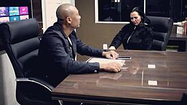 Hey, check out this gay milf getting a big cock creampie outdoors in public