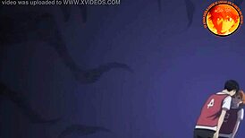 I spit in her ass and she screams in this anime Uedu Kun