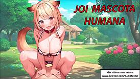 Spanish slave sex transformation into a puppy and more
