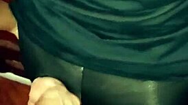 hubby films me, friend bangs in kitchen hard