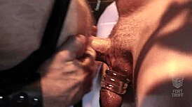 Can roman todd handle the machine's rough bondage fucking?