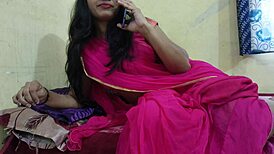 Desi bhabhi shaves pussy at salon with brother sahib