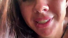 Can you handle this long-legged beauty in a bodysuit? She takes it hard in the ass and swallows everything!